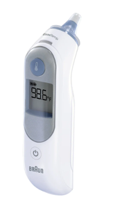 lot 699 image: Braun ThermoScan 5 Ear Thermometer Digital Display, All Ages, FSA & HSA Eligible, White