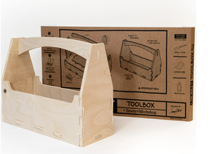 lot 714 image: LOT of 7 Jimmys Workshop I Make You Build Toy Tool Box DIY Craft