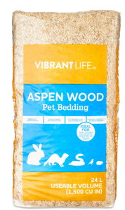 lot 721 image: LOT of 2 Vibrant Life Aspen Wood Pet Bedding, 24L