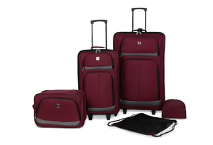 lot 734 image: Protege 5 Piece 2-Wheel Luggage Value Set