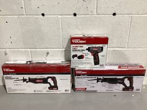 lot 581 image: LOT of 3 Miscellaneous Hyper Tough Tools