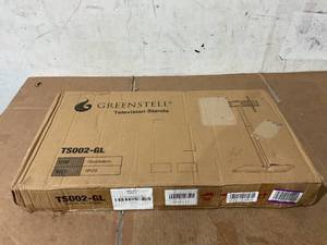 lot 74 image: GREENSTELL TV Stand with Power Outlet, Universal Floor TV Stand for 32-75 inch TVs