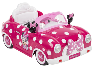 lot 13 image: Huffy Disney Minnie Mouse Battery-Powered Ride-On Car, 6V, Kids Ages 3