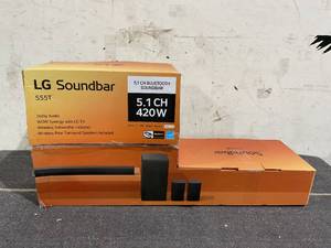 lot 89 image: LG 5.1 ch. Soundbar with Dolby Audio and Rear Speakers