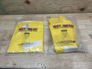 lot 172 image: WET WEAR Lot of 2- Rain Coat with HoodPants Sets