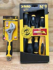 lot 61 image: Screwdriver Set and 8 Adjustable Wrench