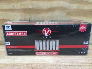 lot 66 image: Craftsman 12 Drive MM Deep Socket Set Model # CMMT17595V 11292418