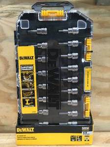 lot 82 image: DeWalt 38 Drive SAE and MM Bit Socket Set Model # DWMT73806CL 1129247.50