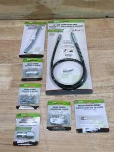lot 106 image: Lot of Various Grease Gun Accessories