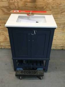 lot 110 image: Tupelo 24 Vanity with Stone Top