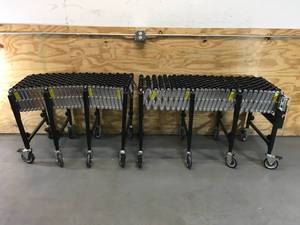 lot 40 image: Lot of 2 - Extendable Rollers on Casters