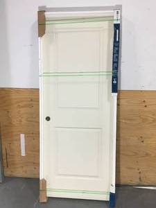 lot 34 image: JELD WEN Right Hand Molded 2- Panel Door