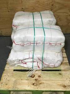 lot 124 image: Pallet of 14 x 25 Poly Bags