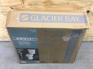 lot 17 image: Glacier Bay Pro Series Dual Flush 2-Piece High-Efficiency Toilet
