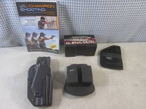 (BS) Gun Holster, Double Magazine B...