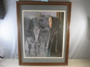 (D-1) Framed Nancy Noel Print 24 1...