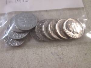 (FS) 10 Vintage Dimes - See Last Ph...