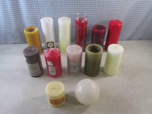 (EW3) Assorted Big Candles...