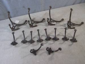 (EC1) 2 Styles of Metal Coat Hooks...