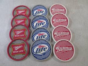 (EC1) 12 Thick Rubber Miller Beer C...