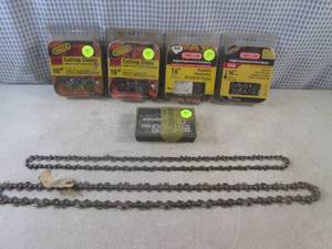 (CSB) Assorted Chainsaw Blades...