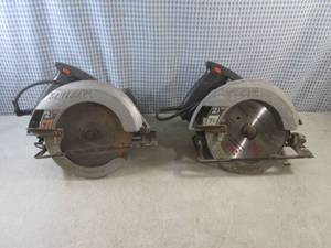 (A-3) 2 Skilsaw Circular Saws - Bot...