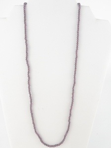 lot 16 image: NEW OLD STOCK&nbspGenuine Garnet Gold Tone Base Metal Bead Necklace.