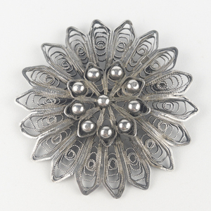 lot 195 image: Hand Made In Egypt Sterling Silver Brooch . Catch Repair Is Needed