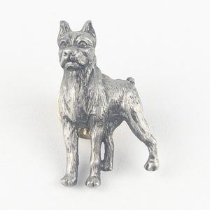 lot 223 image: Vintage Boxer Pewter Pin.