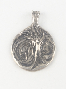 lot 236 image: 1976 Abstract Swirl Tree sterling silver pendant (no chain).