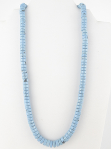 lot 312 image: New Old Stock Turquoise Disc Bead Necklace. Replacement Value $145