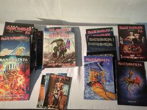 lot 17 image: Iron Maiden FC Magazines Collection and Derek Riggs Run for Cover Art Book - 30 Items total