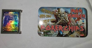 lot 127 image: Iron Maiden Poker Set 1 Deck of Cards & 100 Chips Sealed Collectible