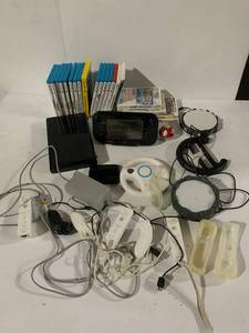 lot 161 image: Nintendo Wii U Console Bundle with Gamepad, Controllers, and Game Collection