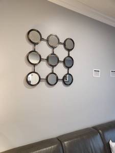 lot 54 image: Contemporary Circular Wall Mirror