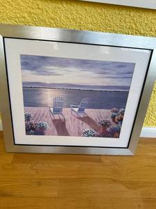 lot 57 image: Diane Romanello Beachside Framed Print