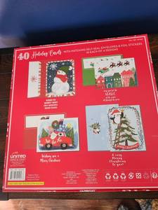 lot 77 image: 40 Holiday Cards Set by United Paper