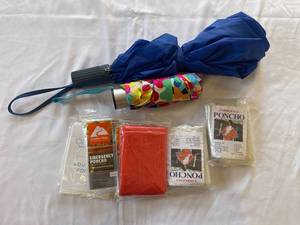 lot 108 image: Umbrellas & Ponchos Bundle