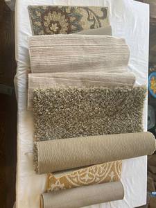 lot 163 image: Assorted Throw Rugs