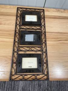 lot 218 image: Pier1 Triple Photo Frame 3.5x5