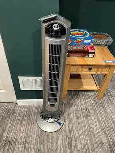 lot 228 image: Lasko Tower Fan with Remote