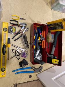 lot 266 image: Comprehensive Hand Tool Set with Toolbox