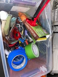 lot 276A image: Complete Painting Tools Set with Storage