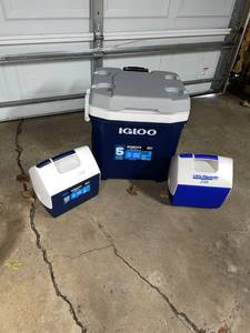 lot 315 image: Igloo Cooler Set Latitude & Playmate