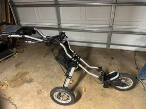lot 317 image: Sun Mountain Speed Cart V2 Golf Push Cart