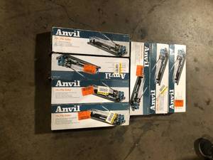 lot 10 image: Lot of Anvil 14 in. Ceramic and Porcelain Tile Cutter with 12 in. Cutting Wheel Customer Returns See Pictures
