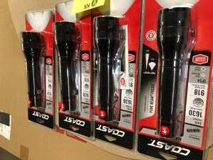 lot 34 image: Lot of  Coast G450 1630 Lumens Alkaline LED Handheld Flashlight Customer Returns See Pictures