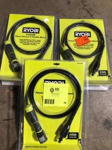 lot 50 image: Lot of RYOBI EZClean Power Cleaner 6 ft. Flexible Wand Customer Returns See Pictures