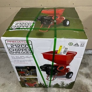 New in Box Predator 212CC Chipper Shredder - $250 Reserve Price Removed ($500 Retail Price)