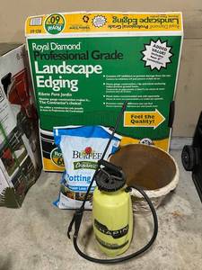 Royal Diamond Landscape Edging, New Burpee Potting Mix, Plastic Planter, and More